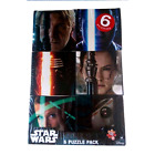 Star Wars 6 Puzzle Pack Age 6+ - 6 x 100 Piece Puzzles - NEW