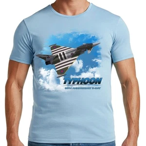 Camicia Typhoon D-Day Paint Scheme tra le nuvole blu chiaro per adulti - Foto 1 di 1