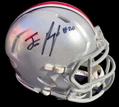 James Peoples Signed Autographed Ohio State Buckeyes Mini Helmet Psa/Dna Coa - Image 1 of 2