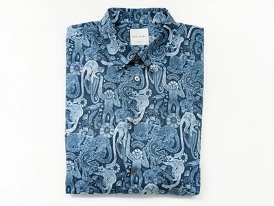 Paul Smith Shirt -BNWT Mainline Monkey & Artist Stripe Cuff Shirt Sz: M RRP:£279 - Image 1 of 4