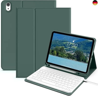 aoub Hülle mit Tastatur für iPad 11. Generation 2025 11 Zoll A16/ 10. G - Bild 1 von 4