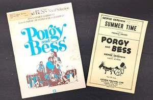 Vintage Porgy And Bess Vocal Selection Book & Sheet Music Lot Gershwin 1934 - Picture 1 of 12