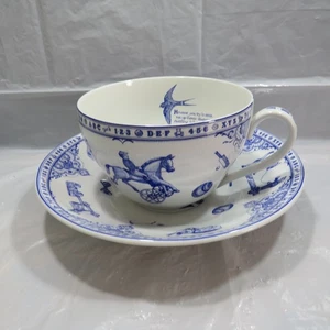 Spode Edwardian Childhood übergroße Tasse und Untertasse Set - Bild 1 von 23