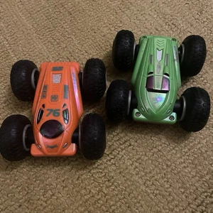 Lanard Flip Car X2 Giocattolo Vintage 1996 Motore Frizione Reversibile Raro Da Collezione - Foto 1 di 3