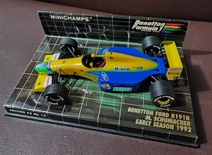 P M A - 1:43 Michael Schumacher Benetton B191B 1992 F1 model car - Picture 1 of 4