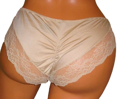Bragas Lencería Maidenform Scrunchback Beige Tanga Talla 8 XL Regalo Adulto Foto 1 de 4
