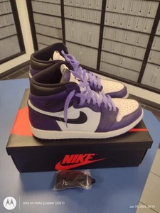 Nike Air Jordan Retro 1 High OG Court Purple 2.0 555088-500 Größe 10,5 TOP - Bild 1 von 24