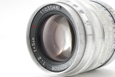 [Casi Como Nuevo] CHIYOKO SUPER ROKKOR C 5cm 50mm F2 Leica 39mm LTM de Japón - Imagen 1 de 4