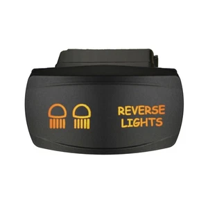 REVERSE LIGHTS 626SO Rocker switch amber ON/OFF waterproof SPST marine - Imagen 1 de 7