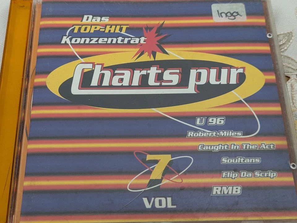 Various Charts Pur Vol. 7  1996 U96 Robert Miles Caught in the act Flip da scrip - Bild 1 von 4