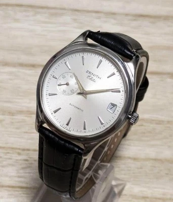 ZENITH Elite Small Seconds Cal.680 Automatic White Dial Watch 36mm Exhibition - Image 1 of 4