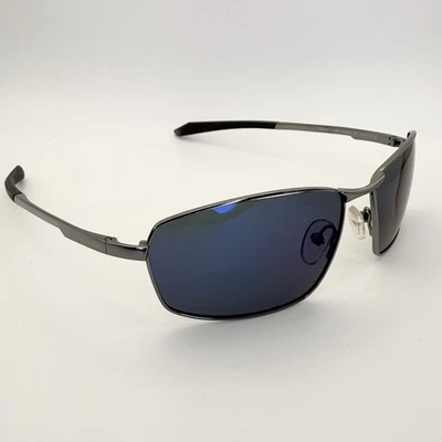 Gafas de sol polarizadas Columbia Fir Ridge curvas rectangulares C114SP plateadas negras Foto 1 de 4