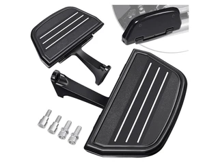 Motorcycle Passenger Footboard Floorboard with Mount Bracket Kit Fit For Harley - Picture 1 of 6