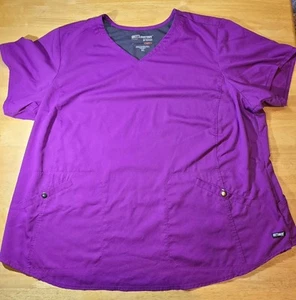  Grey's Anatomy Spandex Stretch Scrubs, purp, 3XL,$5 ship,Each add. item $1 ship - Picture 1 of 6