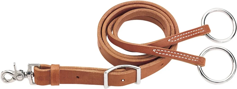 Horquilla de entrenamiento de cuero Weaver - Russet - Mejora tu entrenamiento de caballo Foto 1 de 1