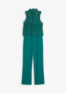 Spitzenjumpsuit regular Gr. 48 Brillantgrün Damen Party-Overall Hosenanzug Neu* - Bild 1 von 1