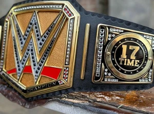 New Undisputed 17 Time Championship Wrestling Belt 6MM Diecast Adult jhn cna - Picture 1 of 5