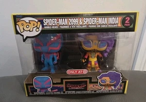Funko Pop! Spider-Man 2099 & Spider-Man India (Black Light) Target (Exklusiv) - Bild 1 von 3