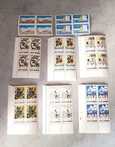 ROMANIA-ARCHITECTURE&ANNIVERSARY SETS IN BLOCKS OF 4 MNH - Picture 1 of 1