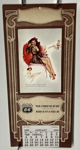 Original vintage Pin up Calendar Poster Rt 66 1959 Phillips 66 Great Condition - Picture 1 of 6
