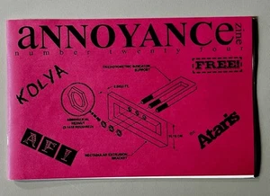 ANNOYANCE #24 Punk Fanzine DIY New Jersey Publication - Picture 1 of 2