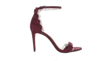 Rachel Zoe Womens Ava Cabernet Ankle Strap Heels Size 6 (2081898) - Image 1 of 4