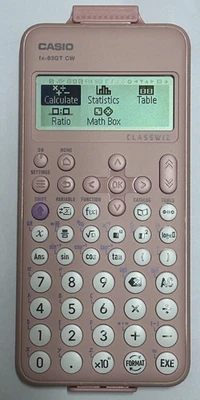 Casio FX-83GT CW Pink ClassWiz Scientific Calculator - Image 1 of 3