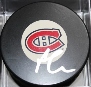 ALEX GALCHENYUK SIGNED MONTREAL CANADIENS HOCKEY PUCK W/CASE COA - Picture 1 of 1