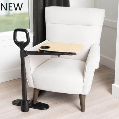 Able Life комфортно независимый лоток стол регулируемый бамбуковый поворотный телевизор, новый. - Изображение 1 из 4