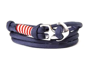 Anker Armband-Paracord Typ III-Verstellbar-Wickelarmband-Maritimes Armband - Bild 1 von 8