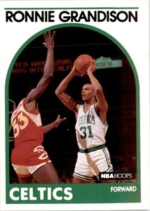 1989-90 Hoops Ronnie Grandison Rookie Boston Celtics #248