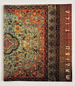 MALIBU TILE Craft & Folk Art Museum Los Angeles Exhibit 1980 Catalogue Brochure - Imagen 1 de 6