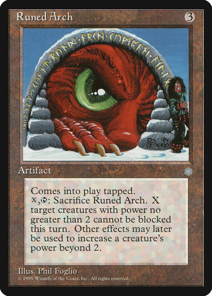 Magic The Gathering ICE AGE RUNED ARCH single artifact card MTG - Image 1 of 1
