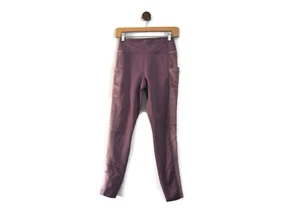 Leggings activos de Victoria Secret talla S rosa terciopelo suave malva con bolsillos - Imagen 1 de 6