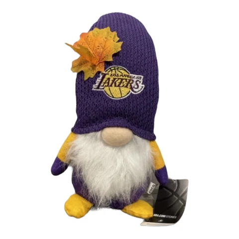 Los Angeles Lakers Foco Brand NBA Official Plush Gnome Decor Football Fall NWT Cover