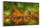 Panoramic Buddha Canvas Wall Art Living Room Prints Pictures