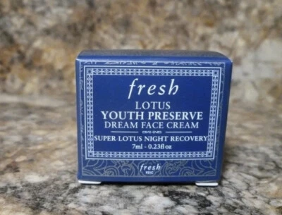 FRESH Lotus Youth Preserve Dream Night Face Cream .23 oz Travel Size - Image 1 of 4