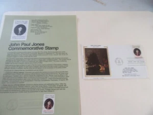 John Paul Jones 1979 Bicentennial 15c Stamp Fdc Sc#1789 Colorano + Souv. Seite #1 - Bild 1 von 3