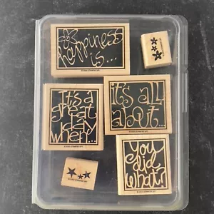 Stampin Up! Snappy Starts Set 6 Holzstempel Farbstempel - Bild 1 von 5