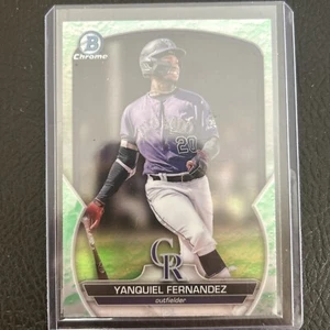 Yanquiel Fernandez 2023 Bowman Chrome Lunar Glow Refractor #BCP-30 - Picture 1 of 2