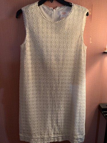 OFF WHITE Abito donna occhiellato taglia 6 colore bianco sporco