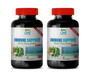 immune support herpes - IMMUNE HERBAL COMPLEX - anti inflammation eating 2BOTTLE - Picture 1 of 11