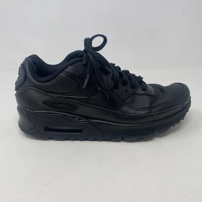 Nike Air Max 90 Triple Black Sneakers CD6864-001 Youth Size 6.5Y - Image 1 of 4
