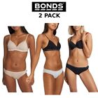 Womens Bonds 2 Pack Hipster Bikini Panties Underwear Knickers Light Comfy WUFNA