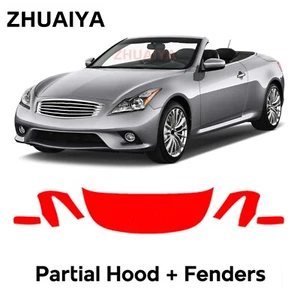 Hood Precut PPF Paint Protection Film For Infiniti G37 Coupe Aero 2011-2016 - Picture 1 of 8