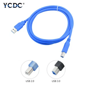 USB 2.0/3.0 A Male To B Male Printer Scanner Cable Cord For HP Epson Canon Wd 2 - Picture 1 of 24
