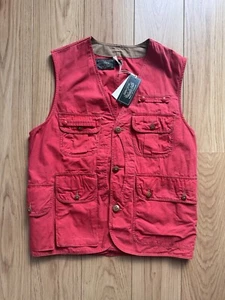 Polo Country Ralph Lauren Red Utility Vest Men’s Size M RRP. £349 - Picture 1 of 8