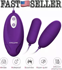 EROCOME LYRA DUO - Wired Micro Bullet Double Vibrator Egg Sex Toys for Couples - Picture 1 of 10
