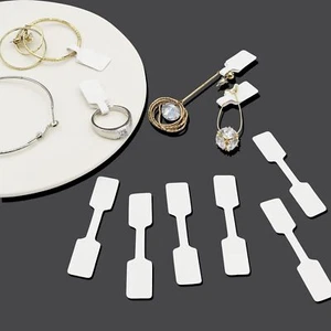 Blank Jewelry Price Label 500 Pieces Jewelry Price Tags Stickers Self Adhesiv... - Picture 1 of 3