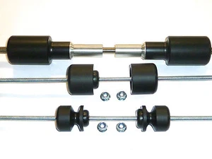 Ducati HYPERMOTARD 821 CRASH PROTECTION KIT PUCKS KNOBS SLIDERS SAVERS OGGYS NEW - Picture 1 of 11